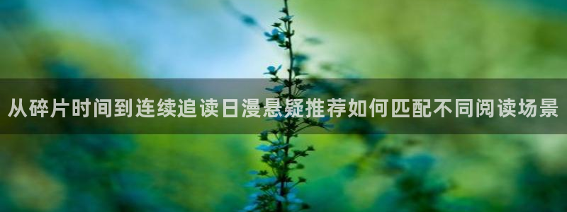 漫画岛搞笑漫画:从碎片时间到连续追读日漫悬疑推荐如何匹配不同阅读场景